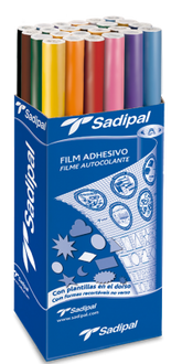 SADIPAL Display Coloured Self Adhesive Film-100 microns-0.5x3m - Al Masam Stationery LLC